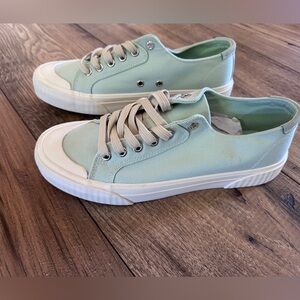 Mint Green‎ Canvas Sneakers Ladies Size 7.5 NEW
